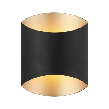 Barola LED Vanity in Matte Black by Matteo Lighting