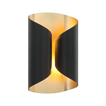 Ripcurl Two Light Wall Sconce in Matte Black by Matteo Lighting