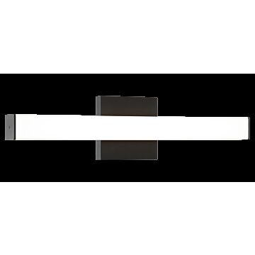 Karadene LED Vanity in Matte Black by Matteo Lighting