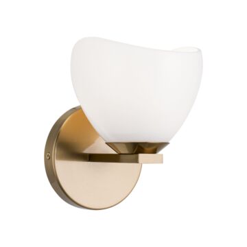Uptowne One Light Vanity in Aged Gold Brass by Matteo Lighting