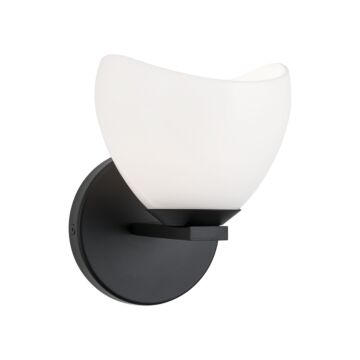 Uptowne One Light Vanity in Black by Matteo Lighting