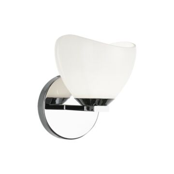 Uptowne One Light Vanity in Chrome by Matteo Lighting