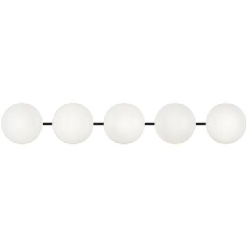 Pearlesque Five Light Wall Sconce in  by Matteo Lighting