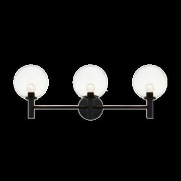 Cosmo Three Light Wall Sconce in Black by Matteo Lighting