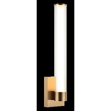 Macie LED Vanity in Aged Gold Brass by Matteo Lighting