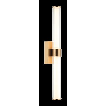 Macie LED Vanity in Aged Gold Brass by Matteo Lighting