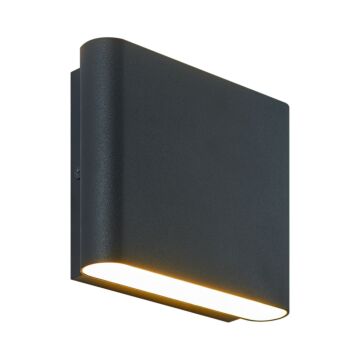 Beckett LED Outdoor Lantern in Matte Black by Matteo Lighting