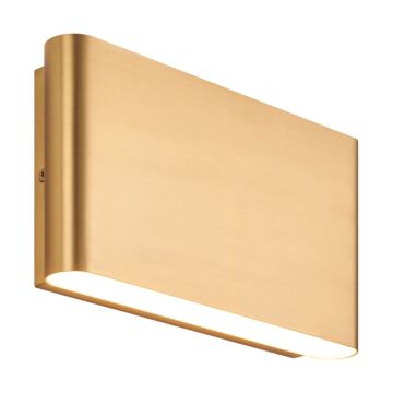 Beckett LED Outdoor Lantern in Aged Gold Brass by Matteo Lighting