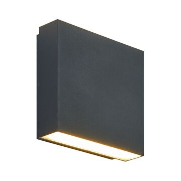 Weston LED Outdoor Lantern in Matte Black by Matteo Lighting
