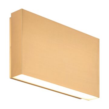 Weston LED Outdoor Lantern in Aged Gold Brass by Matteo Lighting