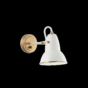 Buzz One Light Wall Sconce in White by Matteo Lighting