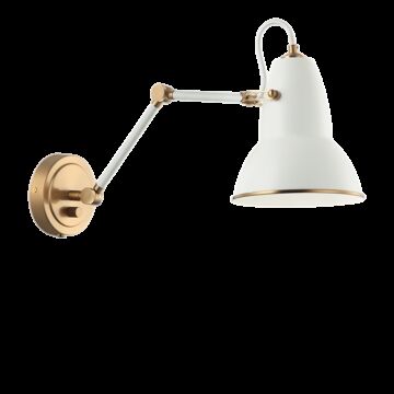 Buzz One Light Wall Sconce in White by Matteo Lighting