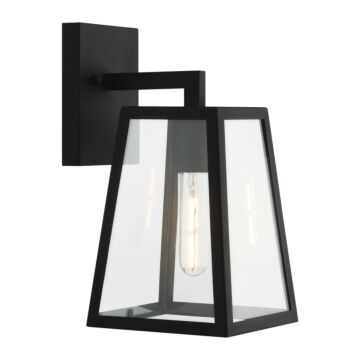 Denzil One Light Wall Sconce in Matte Black by Matteo Lighting