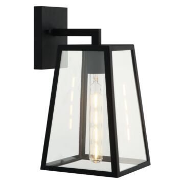 Denzil One Light Wall Sconce in Matte Black by Matteo Lighting