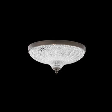 Roma LED Flush Mount in Antique Nickel by Schonbek