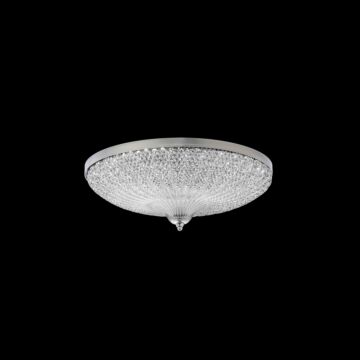 Roma LED Flush Mount in Polished Chrome by Schonbek