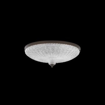 Roma LED Flush Mount in Antique Nickel by Schonbek