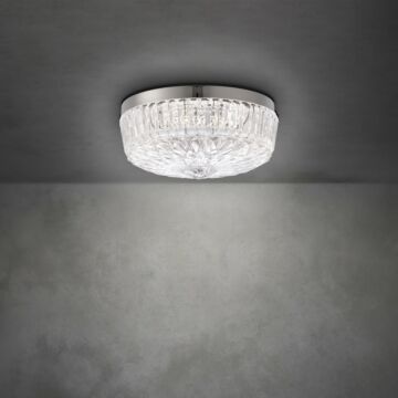 Regina LED Flush Mount in Polish Nickel by Schonbek