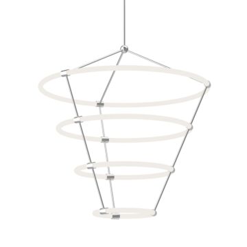  Santino LED Contemporary Chandelier in Chrome