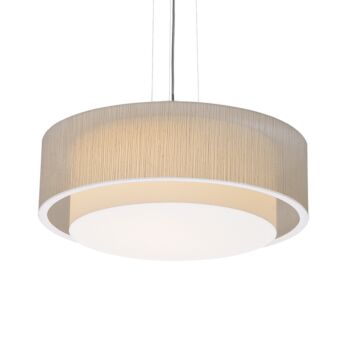 Sanibel LED Pendant in Satin Nickel by AFX Lighting