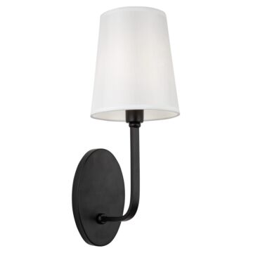 Rhythm 1-Light Wall Sconce in Black