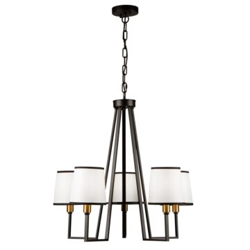 Coco 5-Light Chandelier in Black