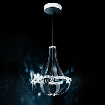 Crystal Empire LED LED Pendant in Snowshoe by Schonbek
