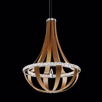 Crystal Empire LED LED Pendant in Snowshoe by Schonbek