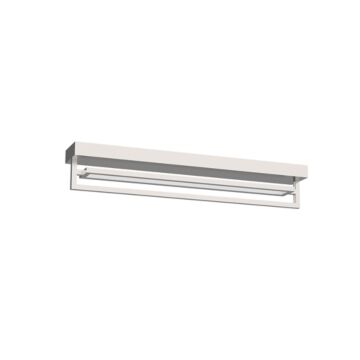 Mondrian LED SemiFlush Mount in Brushed Nickel by Kuzco Lighting