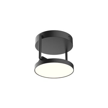 Novel LED SemiFlush Mount in Black by Kuzco Lighting