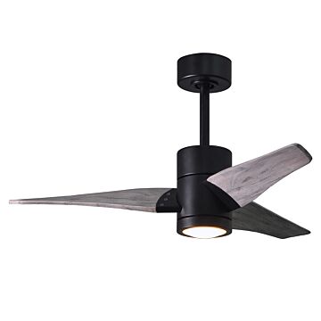 Super Janet 1-Light 42" Ceiling Fan in Matte Black