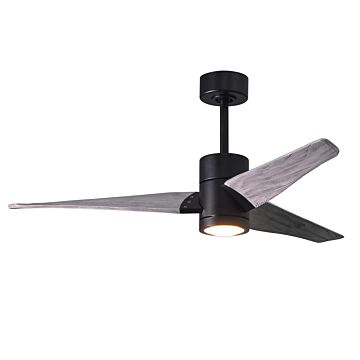 Super Janet 1-Light 52" Ceiling Fan in Matte Black
