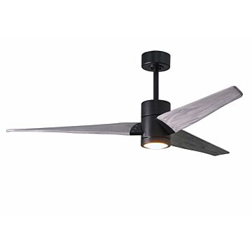 Super Janet 1-Light 60" Ceiling Fan in Matte Black