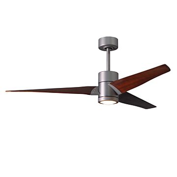Super Janet 1-Light 60" Ceiling Fan in Brushed Nickel