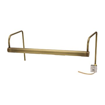  Slim-Line Picture Light in Antique Brass