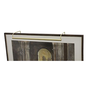 Slim line Six Light Picture Light in Satin Brass by House of Troy