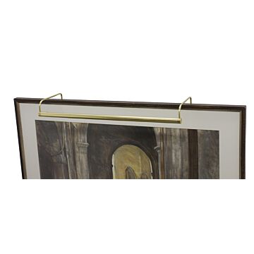 Slim line Six Light Picture Light in Polished Brass by House of Troy