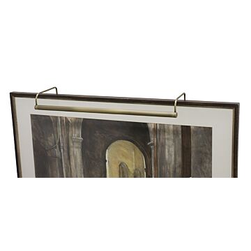 Slim line Six Light Picture Light in Antique Brass by House of Troy