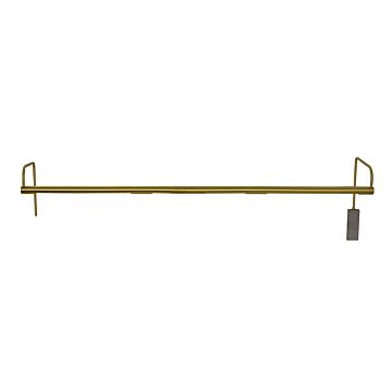  Slim-Line Picture Light in Satin Brass