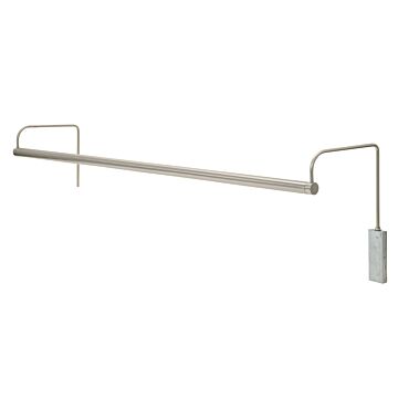 Slim-Line Picture Light in Satin Nickel