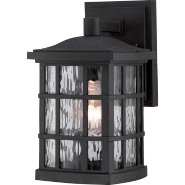 Stonington One Light Outdoor Wall Lantern in Mystic Black by Quoizel