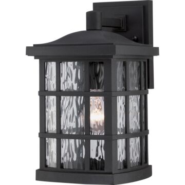 Stonington One Light Outdoor Wall Lantern in Mystic Black by Quoizel