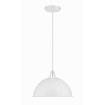 Soto One Light Pendant in White by Crystorama
