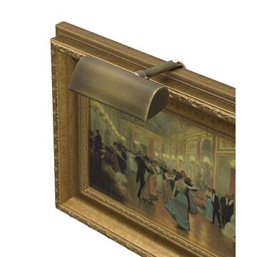 Classic Traditional One Light Picture Light in Antique Brass by House of Troy