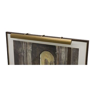 Classic Traditional Six Light Picture Light in Weathered Brass by House of Troy