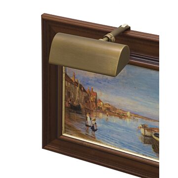 Classic Traditional One Light Picture Light in Weathered Brass by House of Troy