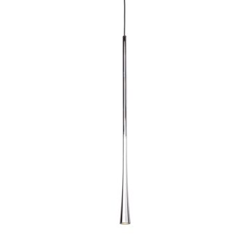 Taper LED Pendant in Chrome by Kuzco Lighting