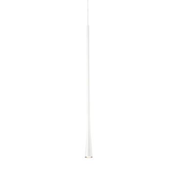 Taper LED Pendant in White by Kuzco Lighting