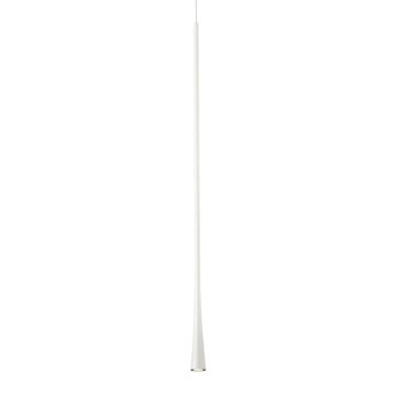 Taper LED Pendant in White by Kuzco Lighting