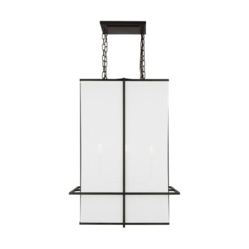 Dresden Four Light Chandelier in Aged Iron by Visual Comfort Studio